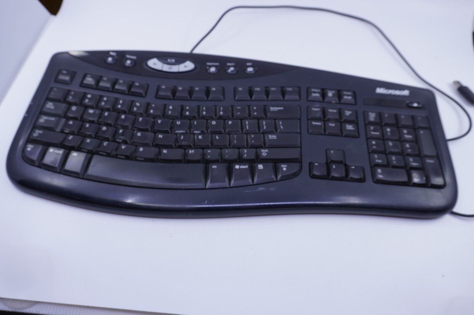 Microsoft Comfort Curve Ergonomic Compact Wired Keyboard 2000 v1.0 KU0459