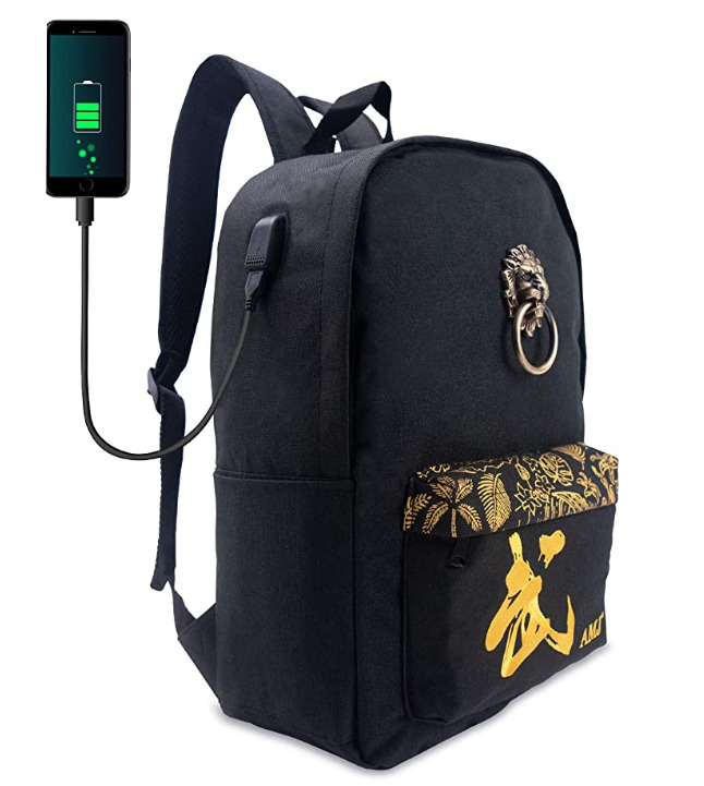 School Backpack Laptop Backpack Stylish Travel Computer Bag + USB Charging Port
