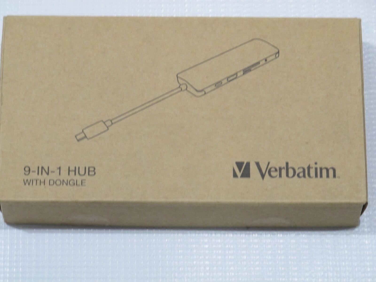Verbatim 9-in-1 USB C Hub Adapter w/ 4K HDMI, USB 3.0/C, SD/LAN/3.5mm Audio 100W
