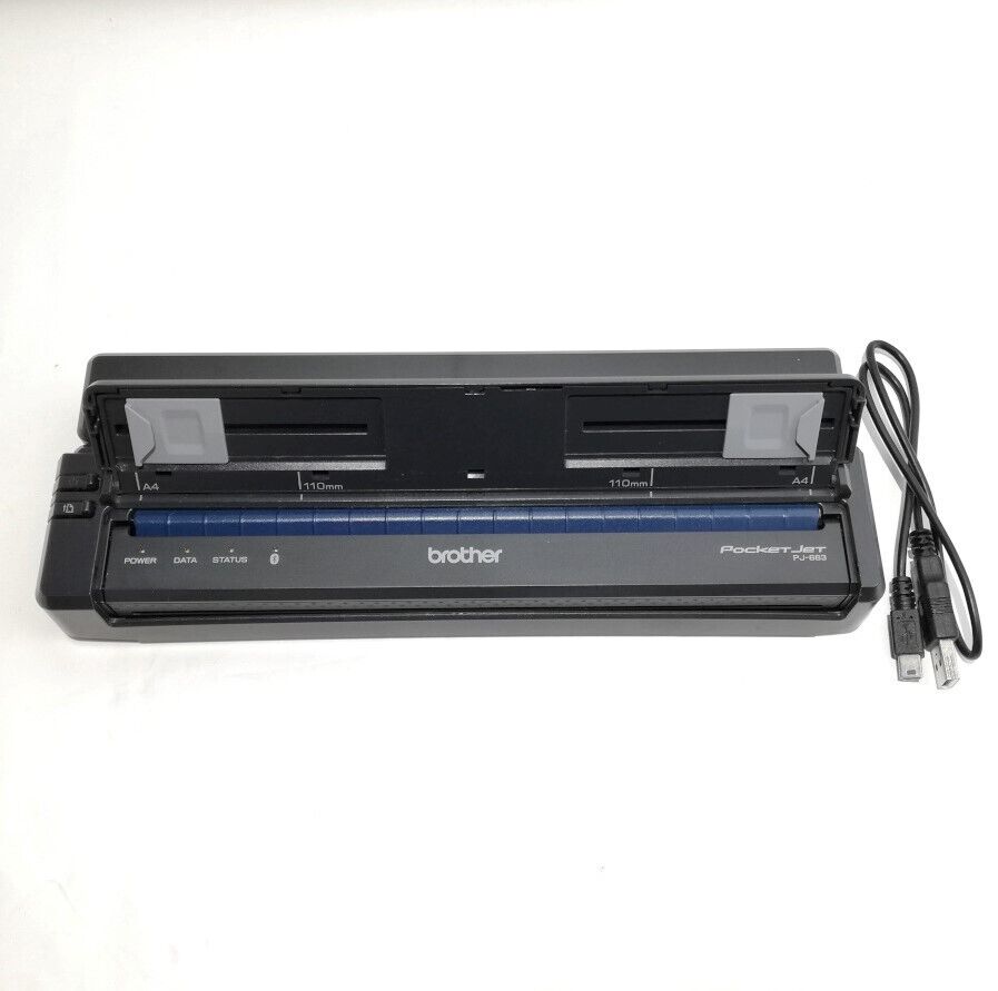 Brother PocketJet PJ-663 A4 Mobile Portable Thermal Printer USB Bluetooth used