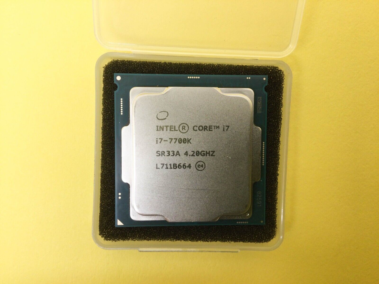 SR33A INTEL CORE i7-7700K 4.20GHz QUAD CORE Processor CPU