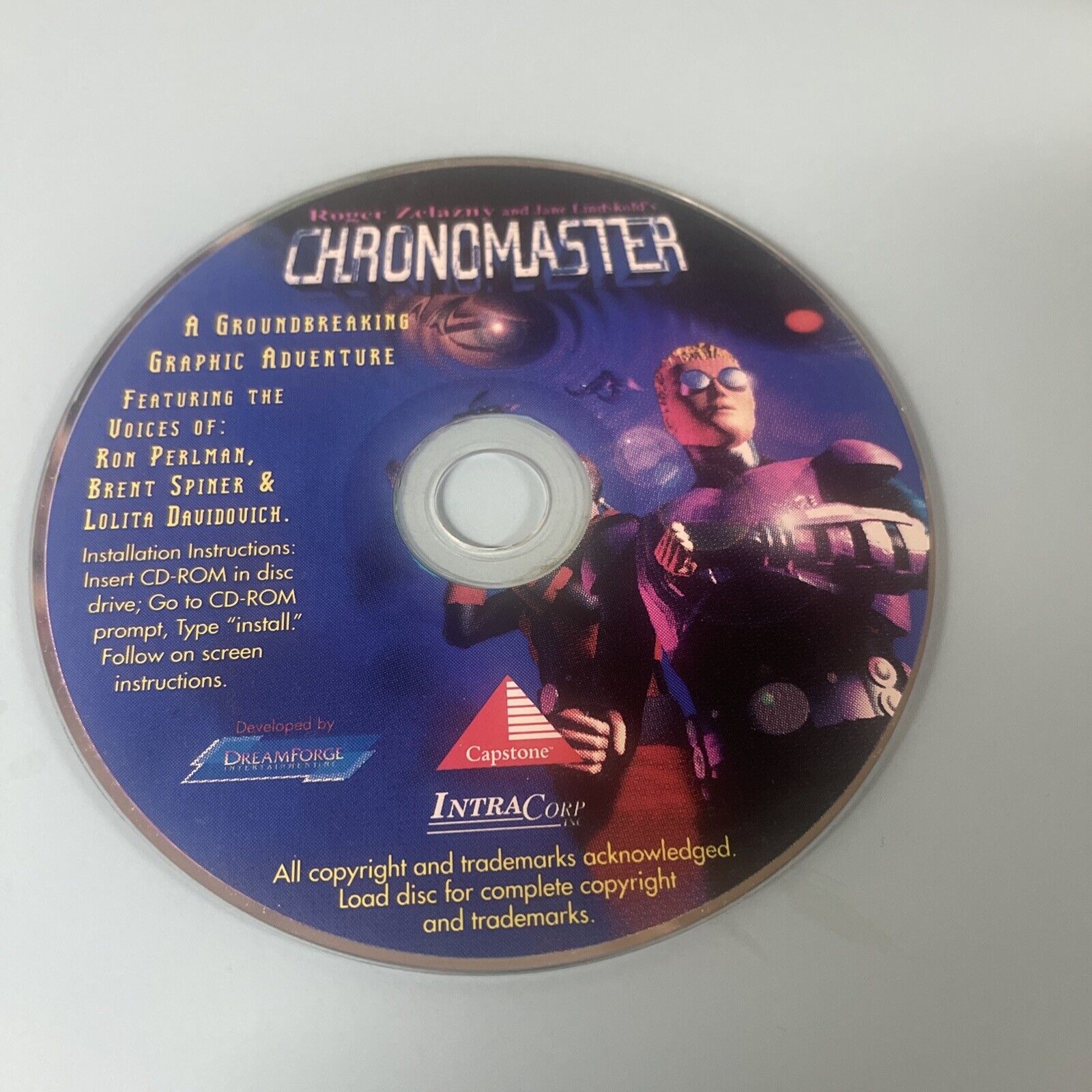 Chronomaster PC Game on CD-ROM Disc Only