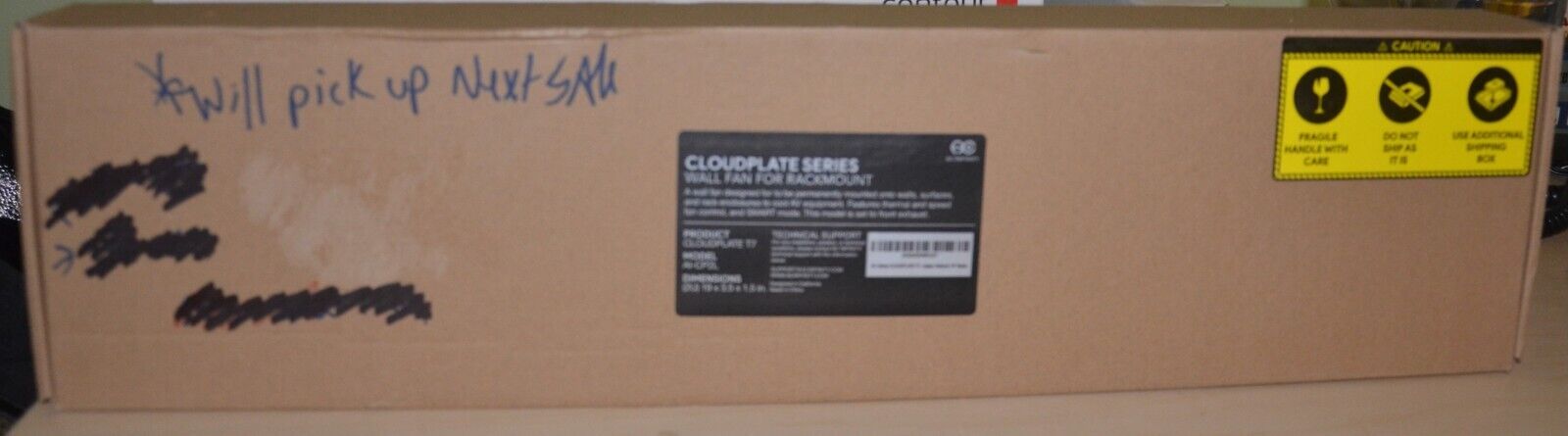 AC Infinity Cloudplate Series wall fan for rackmount T7 AI-CP2L new