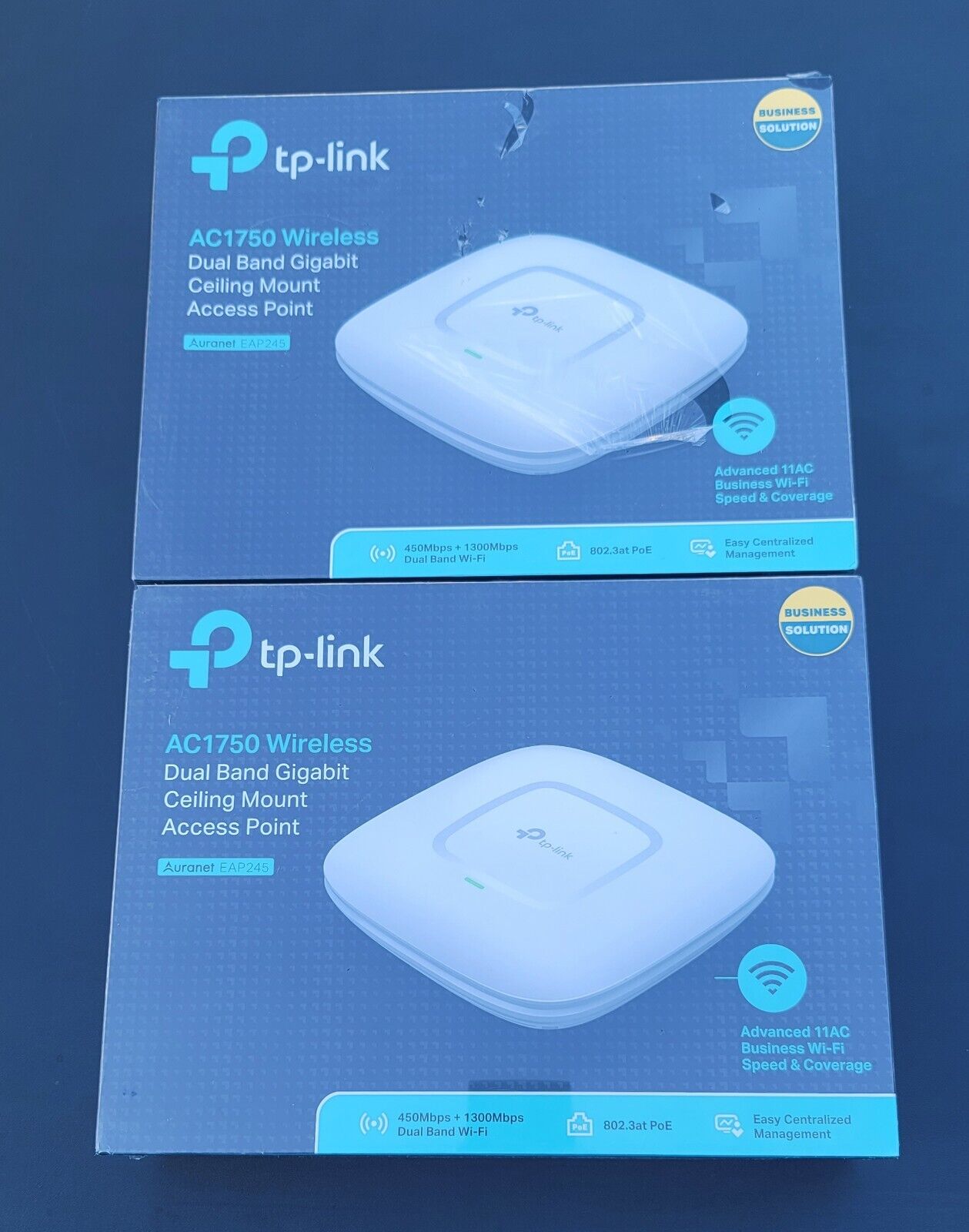 TP-Link EAP245 Ceiling Mount POE Wireless Access Point AC1750 (Set of 2)