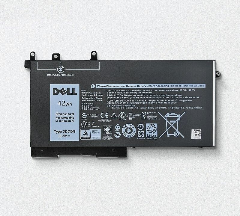 OEM Genuine Battery 3DDDG for Dell Latitude 15 3520 3530 E5280 E5480 E5580 42WH