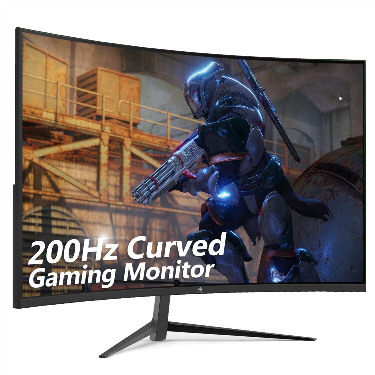 Z-EDGE UG27 1080P FHD 200Hz 1ms Curved Gaming Monitor, FreeSync, HDMI, DP, VESA