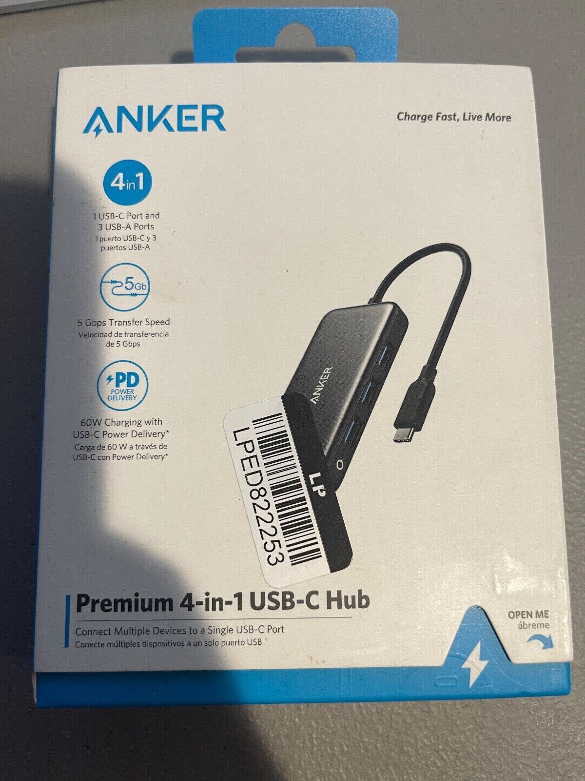 Anker 4-in-1 Premium Hub, Power Expand PD 10Gbps Data Hub, USB-C Power Hub .