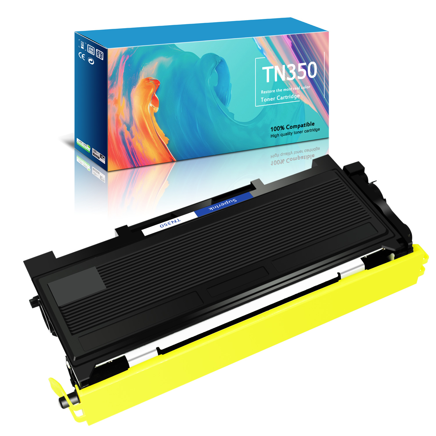 High Yield TN350 Toner Cartridge for Brother DCP-7010 7020 7025 HL-2030 Printer