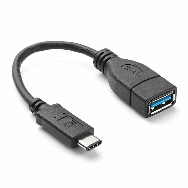 CY USB-C USB 3.1 Type C Male Connector to USB 3.0 A Female OTG Data Wire 0.1m