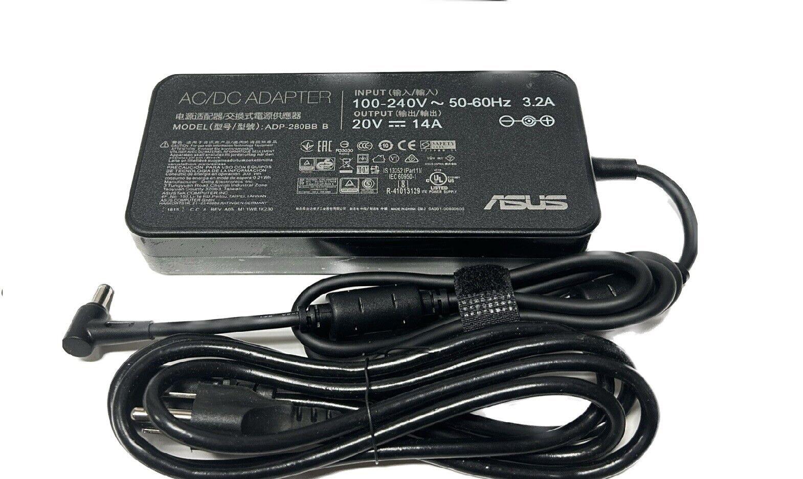 New Original Genuine ASUS 280W 20V 14A ROG STRIX G16 ADP-280EB B Adapter Cord