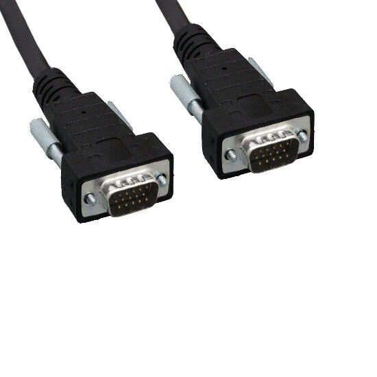 Kentek 50ft Plenum CMP Rated SVGA HD15 15 Pin Video Cable 28AWG EMI/RFI Filter