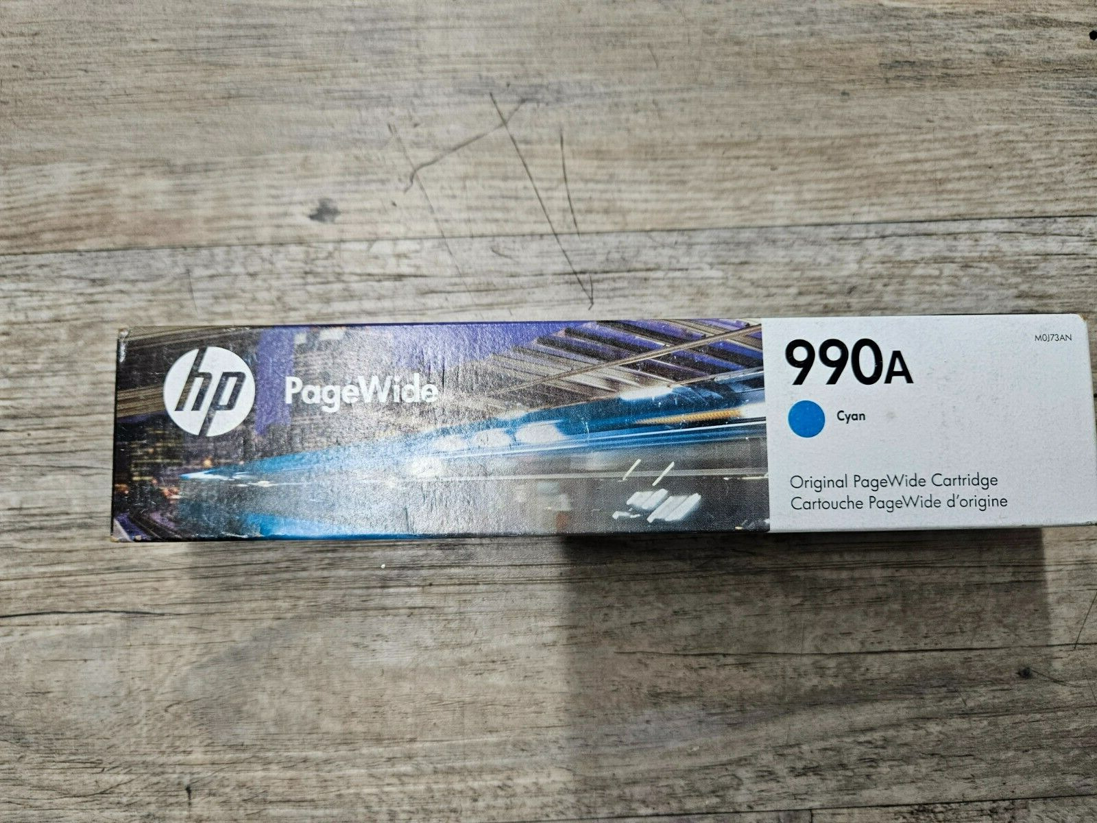 HP PageWide Cartridge, 990A CYAN, M0J73AN