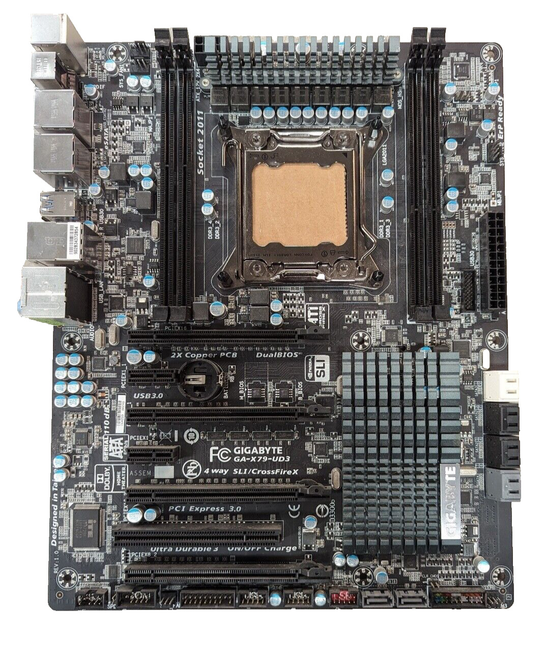 Gigabyte GA-X79-UD3 Motherboard DDR3 X79 Socket LGA 2011 ATX Tested