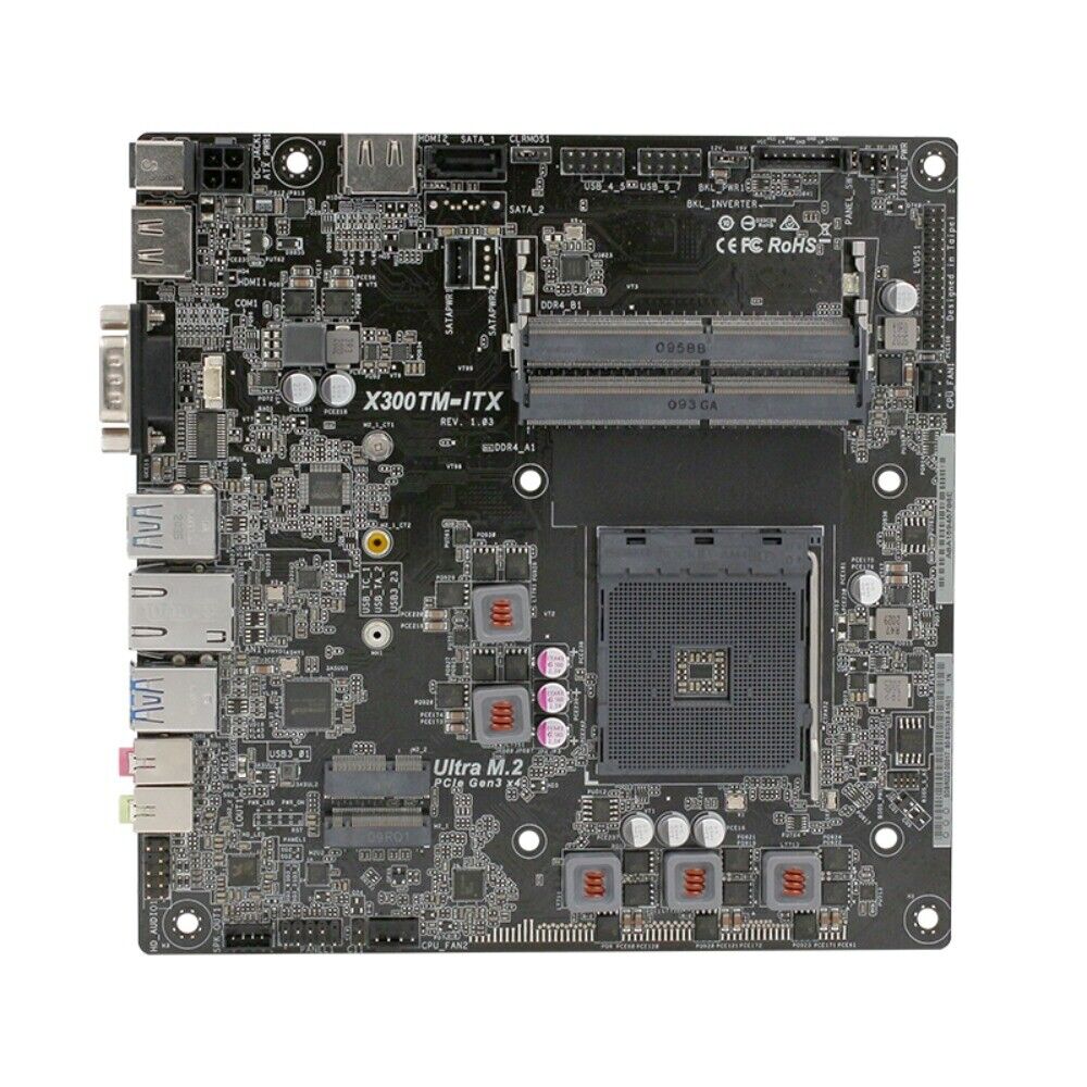 For Asrock X300TM-ITX Desktop DC 19V power Socket AM4 For AMD X300 Motherboard