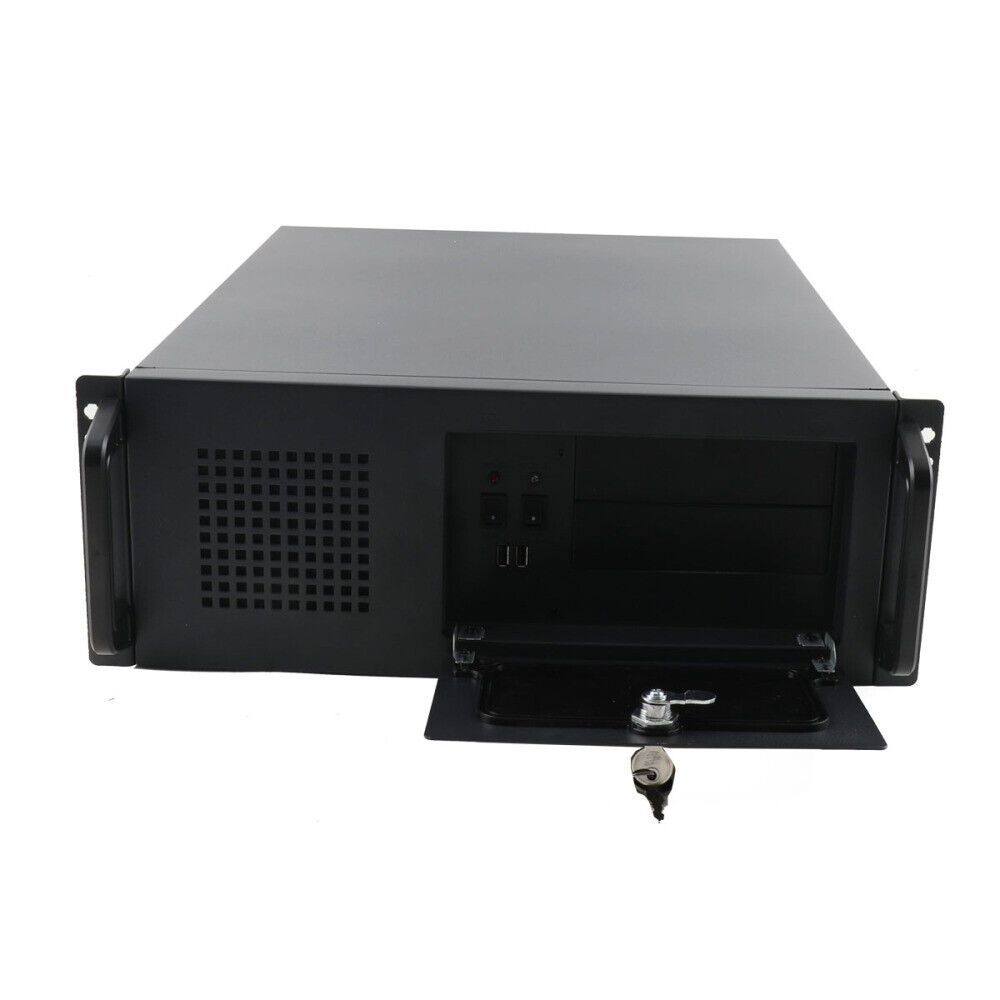 4U Server Cabinet Case,4U Server Chassis Rackmount Server Case 7 x 3.5 HDD Drive
