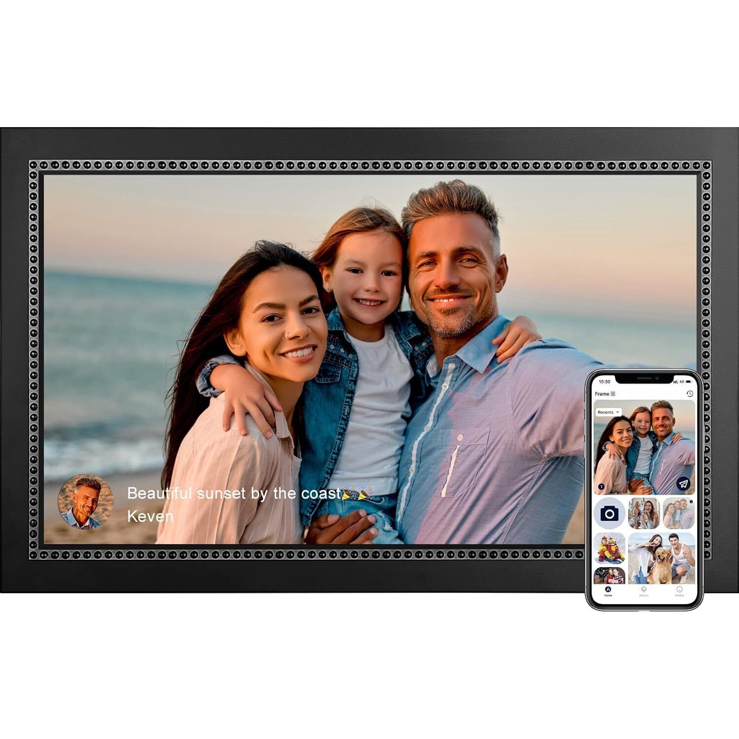 Digital Picture Frame 15.6 Inch Large Digital Photo Frame With 1920 * 1080 Ips