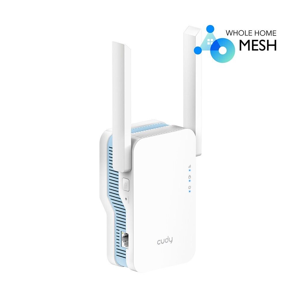 Cudy RE1200 AC1200 Wireless Dual Band Wi-Fi Range Extender / Repeater / Booster