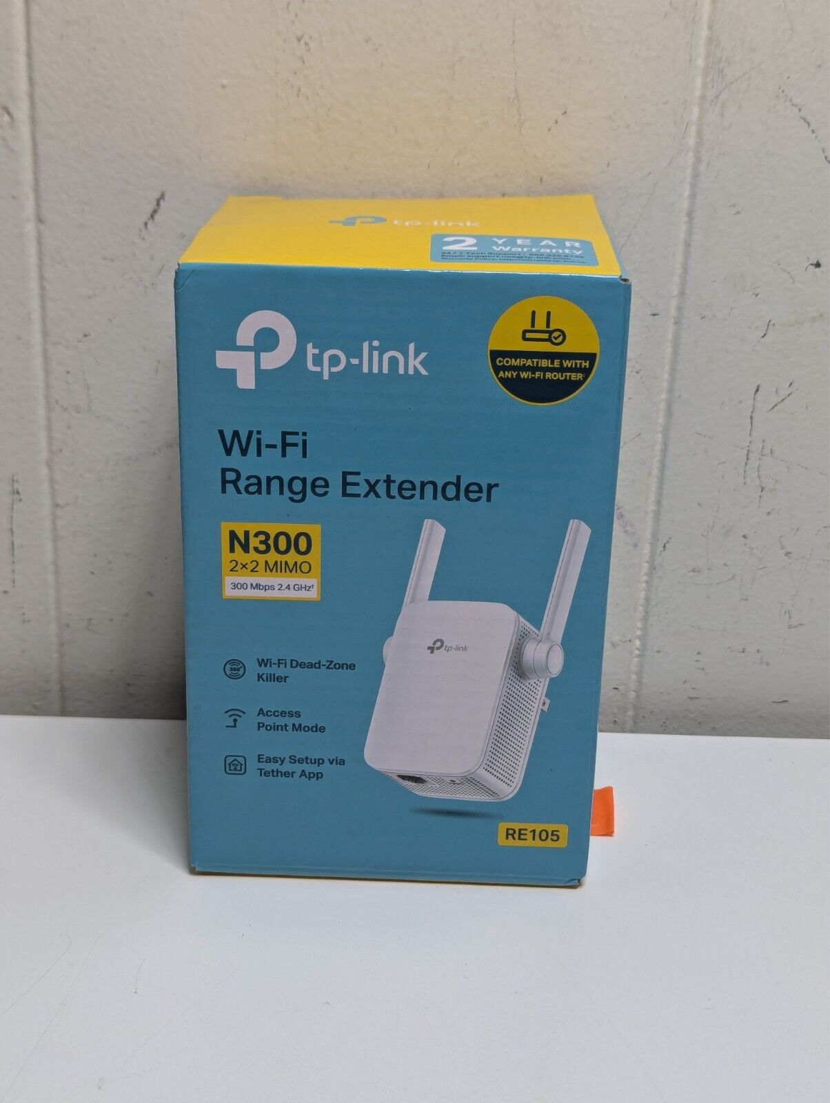 TP-Link N300 WiFi Extender Signal Booster for Home RE105