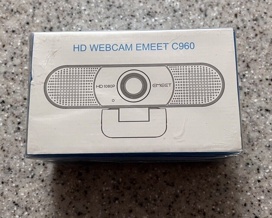 1080P HD Webcam EMEET C960 USB Streaming Web Camera Factory Sealed