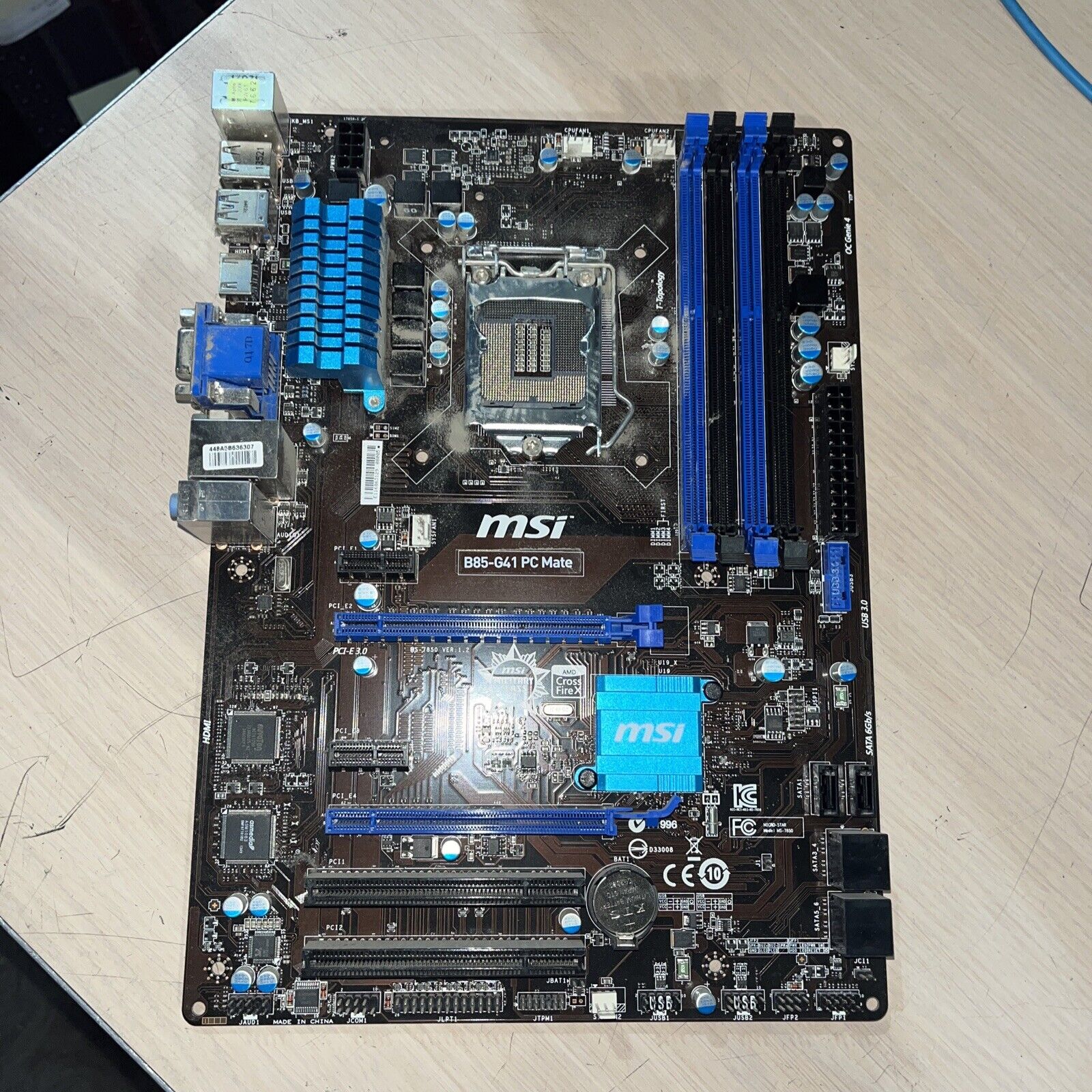 MSI B85-G41 PC MATE MOTHERBOARD