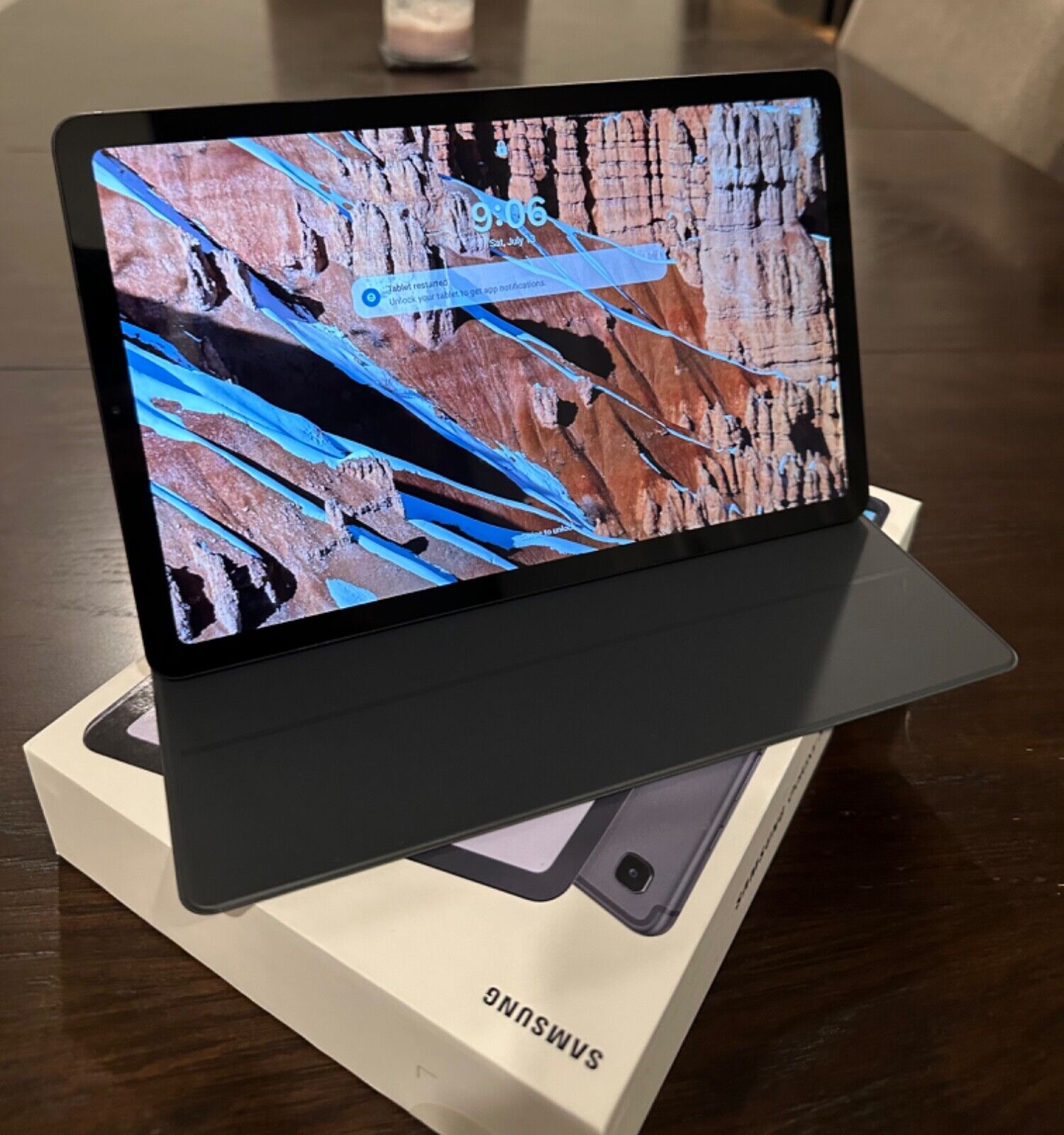 Samsung Galaxy Tab S6 SM-P610 - 64GB - Oxford Gray w/ Folio & Stylus
