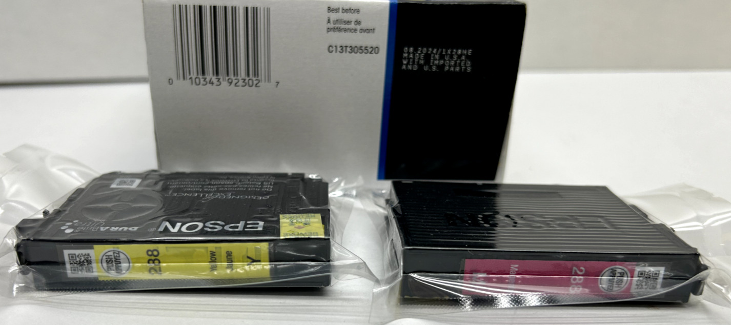 Epson T288  Magenta/Yellow Standard Yield Ink Cartridge, 2/Pack (T288520-S)
