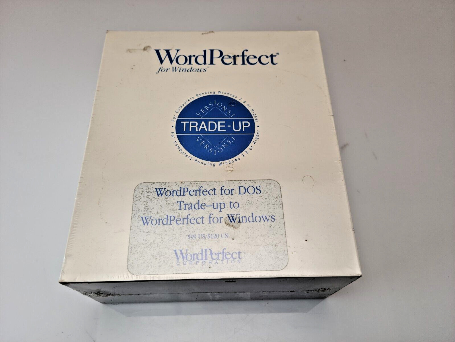 WORD PERFECT 5.1 FOR WINDOWS 3.0 Trade-Up DOS to Windows SOFTWARE SEALED