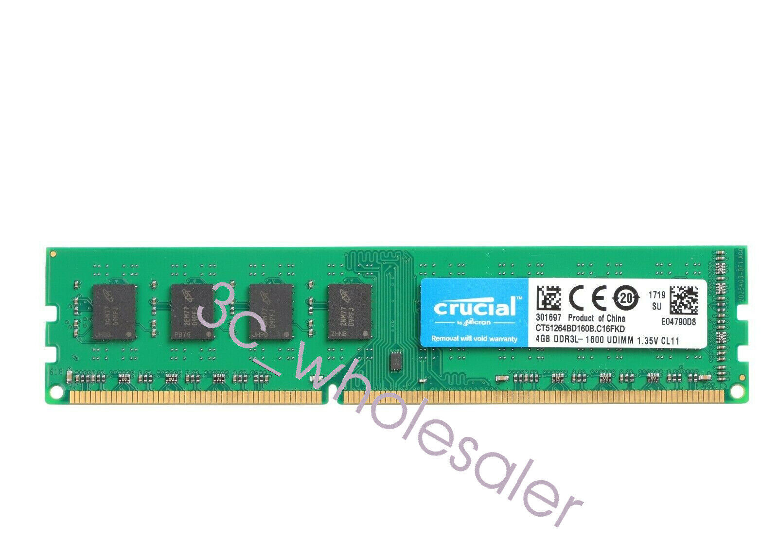 Crucial 8GB (2x 4GB) 240-Pin DDR3L 1600MHz PC3L-12800 Desktop Memory 1.35V LOT