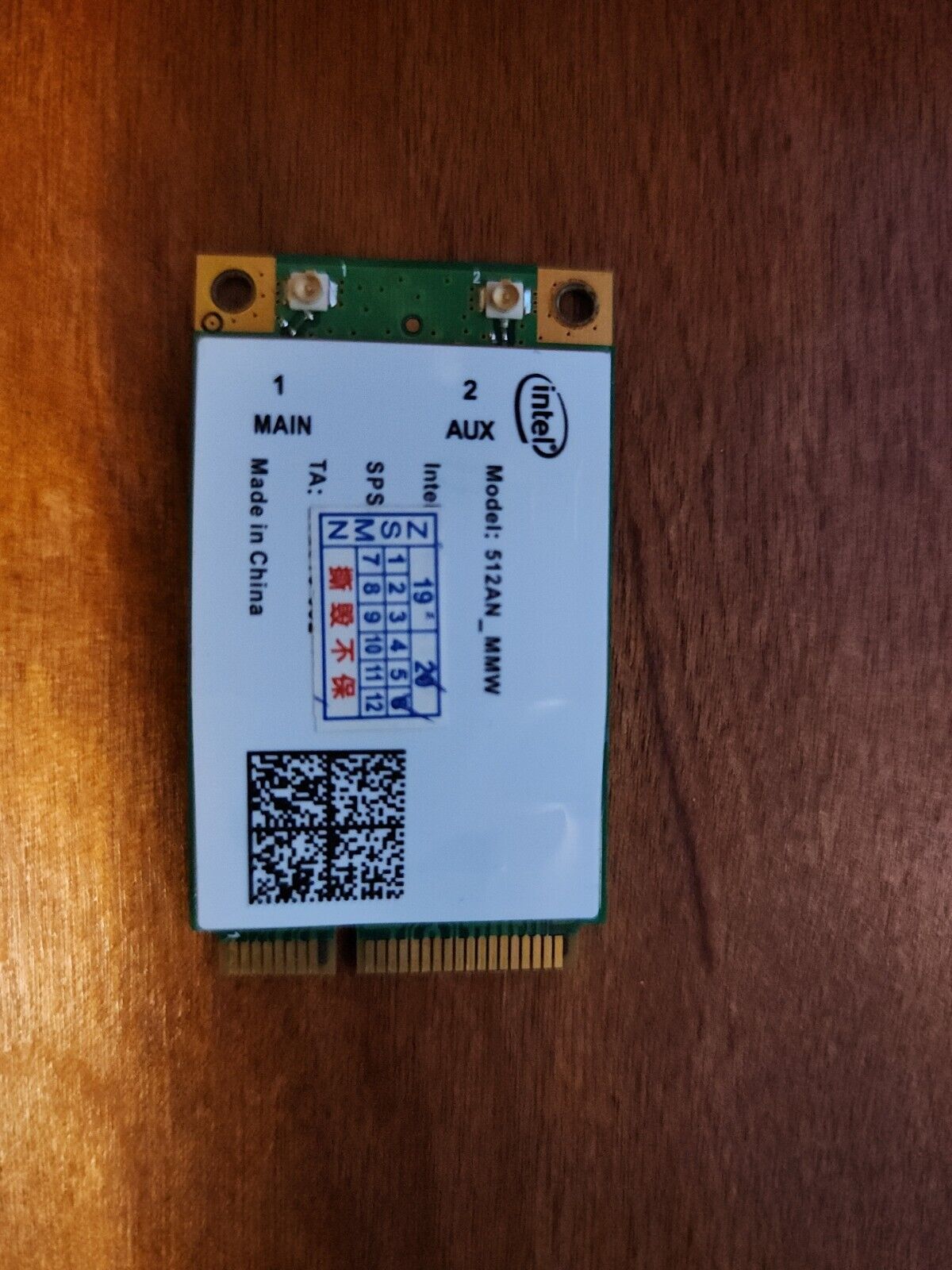 Intel WIFI 512AN_MMW 300Mbps Mini PCI-E 2.4/5GHz WLAN/Wireless  (Lenovo, HP)