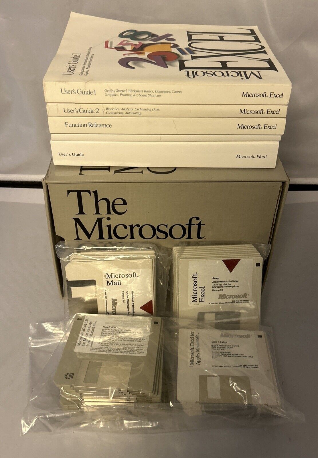The Microsoft Office 199- Vintage Computer Software with Extras