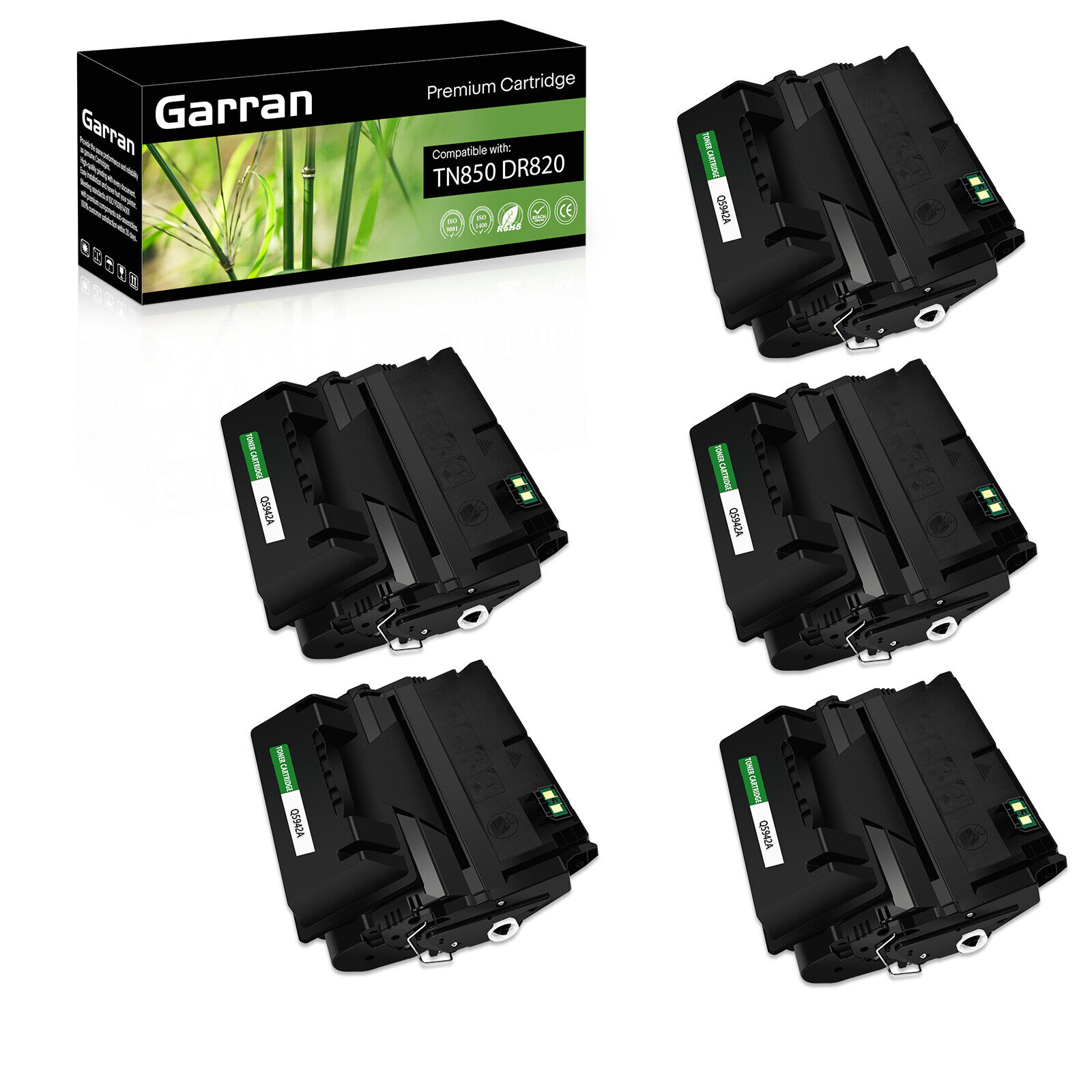 5PK Q5942A Toner Cartridge Fit for HP 42A LaserJet 4300dtns 4300dtnsl 4250tn