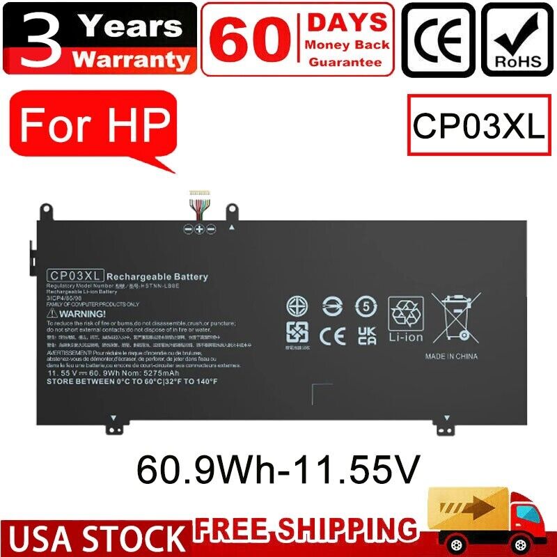 ✅CP03XL 929072-855 Battery For HP Spectre 13 X360 13-ae000 13-ae013dx 13-ae011dx