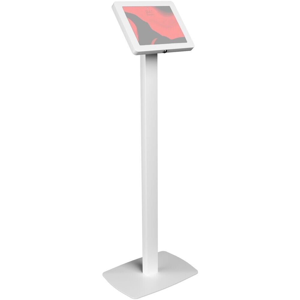 CTA Digital Premium Thin Profile Floor Stand (White) ipad,