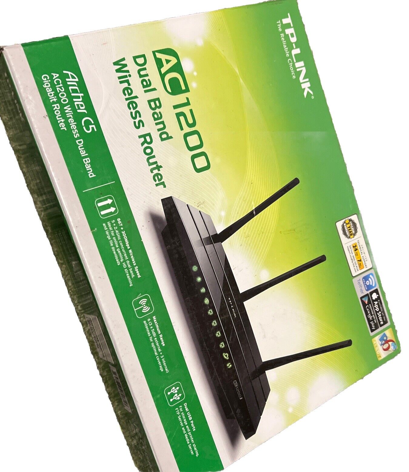 TP-Link  Dual-Band Wireless AC1200 WiFi Router   Brand New