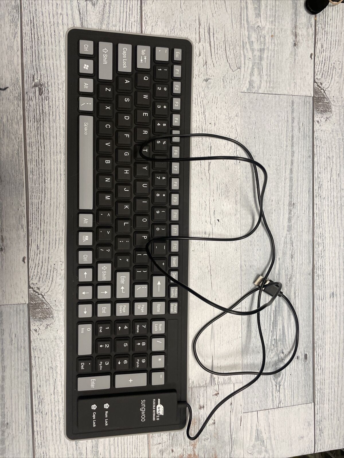 Soft Keyboard Black And Gray