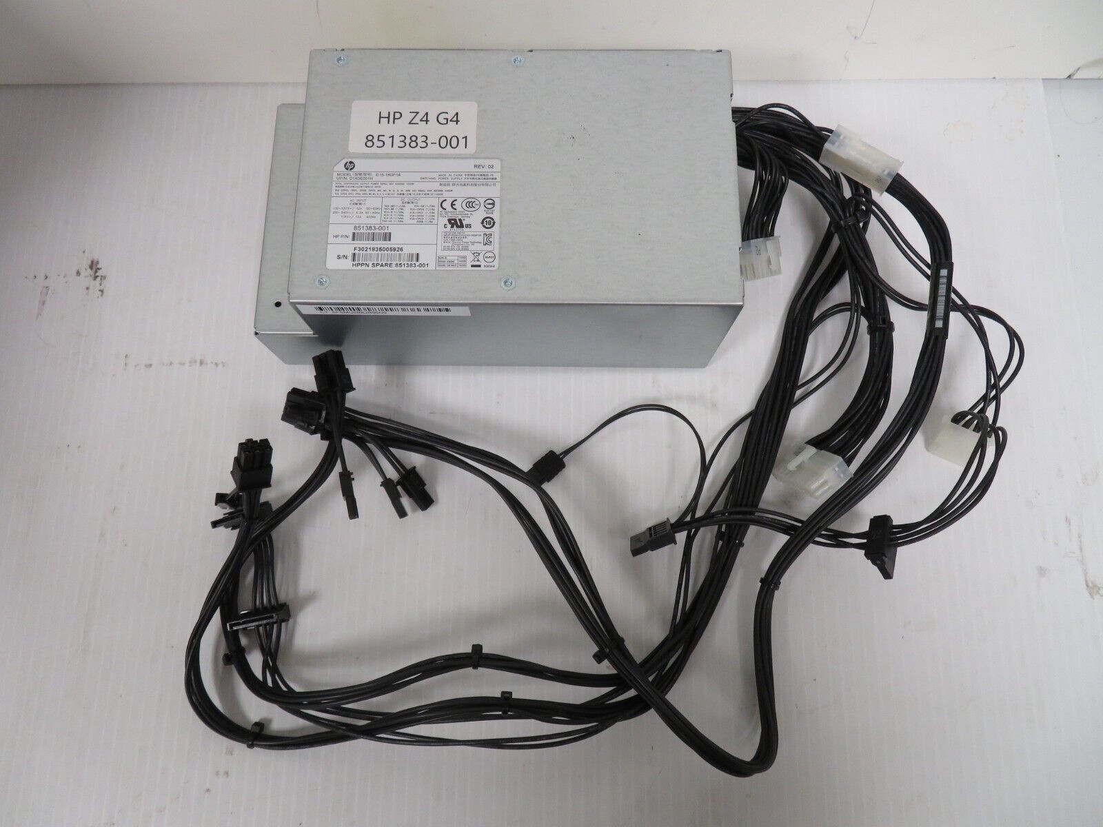 HP Z4 G4 1000W Power Supply - D15-1K0P1A 851383-001