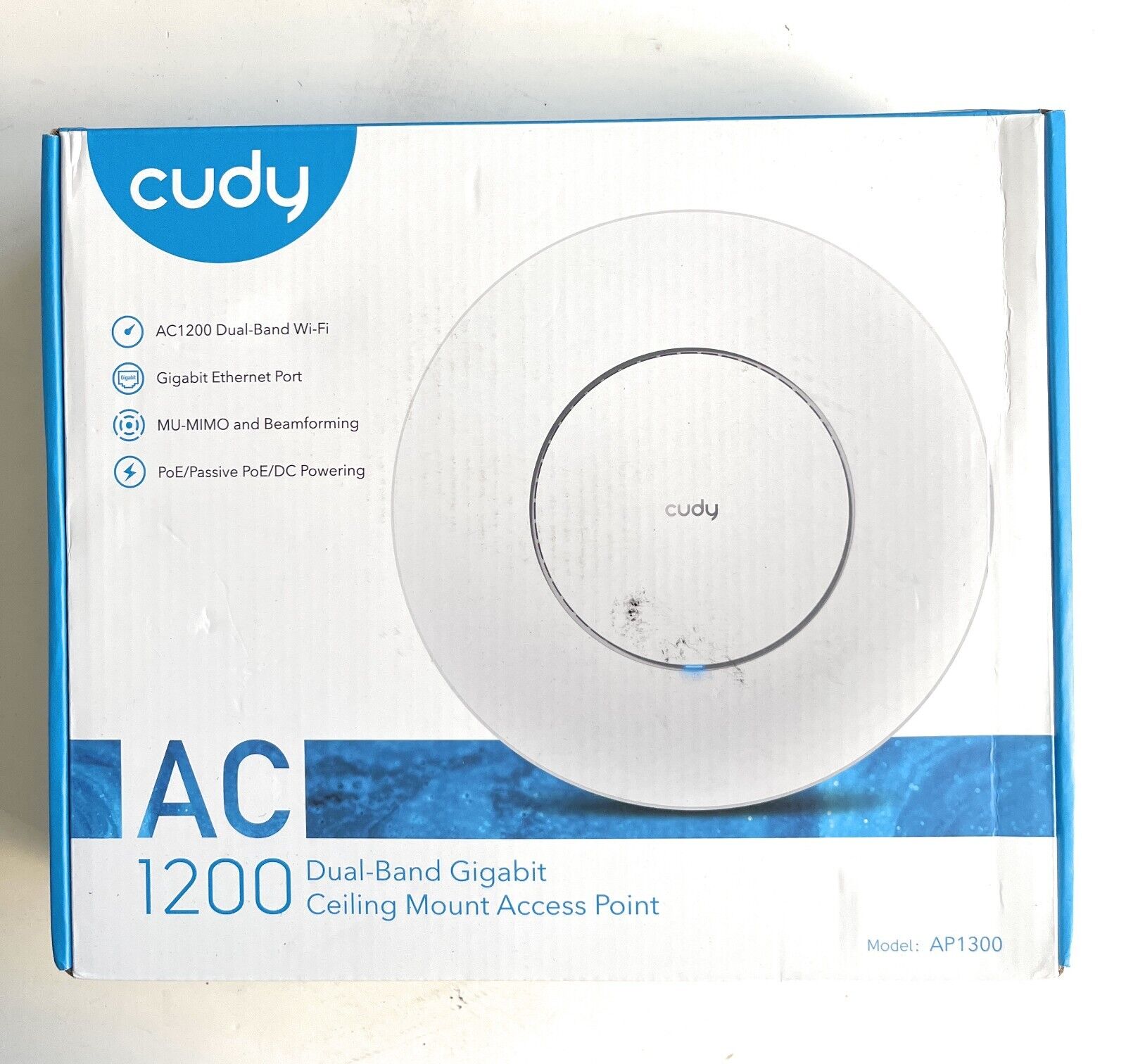 Cudy AC1200 Gigabit Wireless Access Point, Gigabit RJ45, Business WiFi Solution