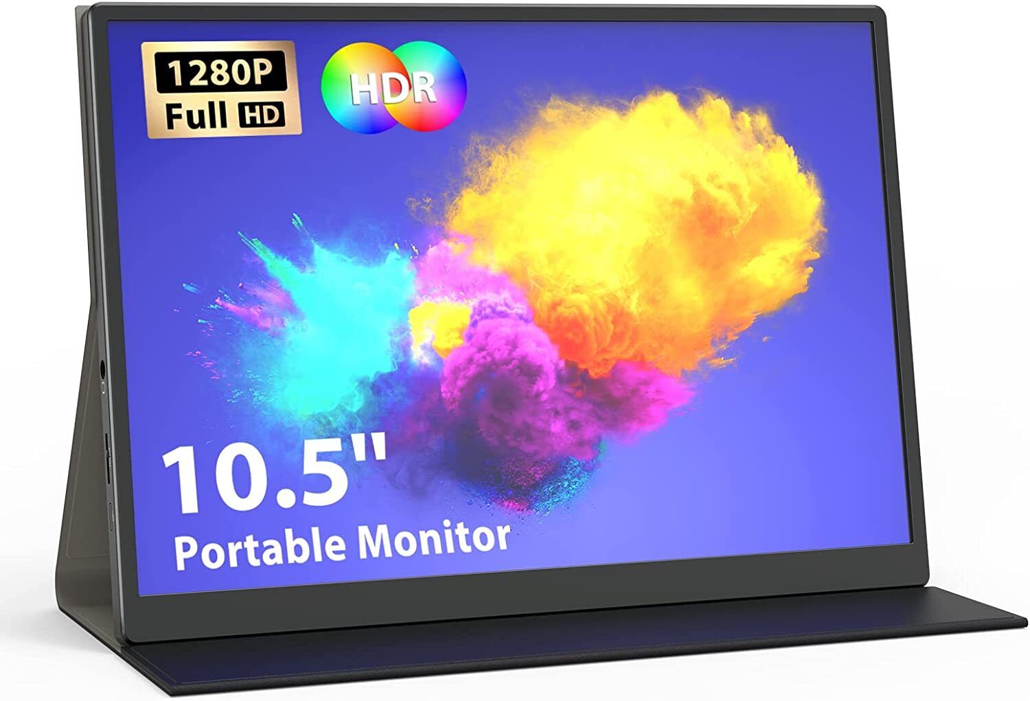 Miktver Portable Monitor, 10.5 Inch FHD 1920x1280 IPS 100% SRGB for CP PC Phones