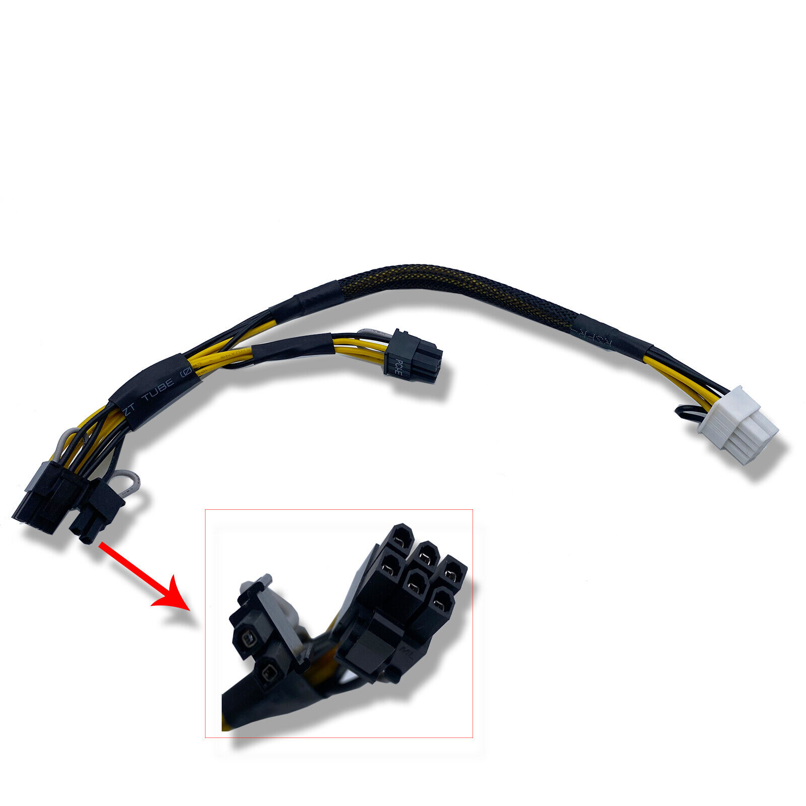 For DELL GPU POWER 09H6FV CABLE FOR POWEREDGE R730 8pin to 8+6pin 14Pin 0N08NH
