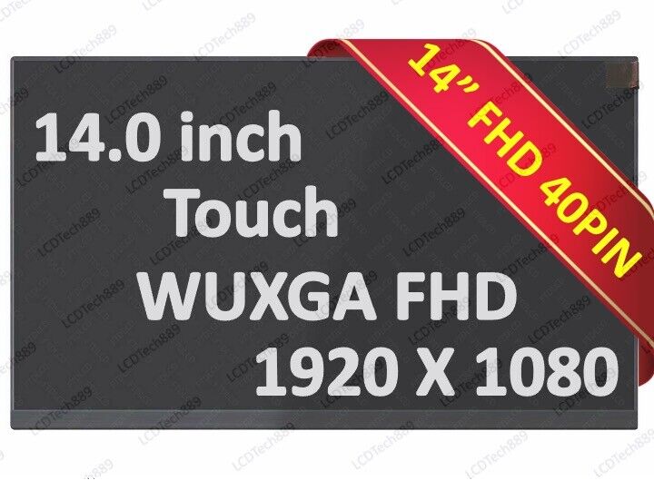 New LCD Screen for HP pn M07136-001 SPS-PANEL RAW LCD 14 FHD AG UWVA TOUCH