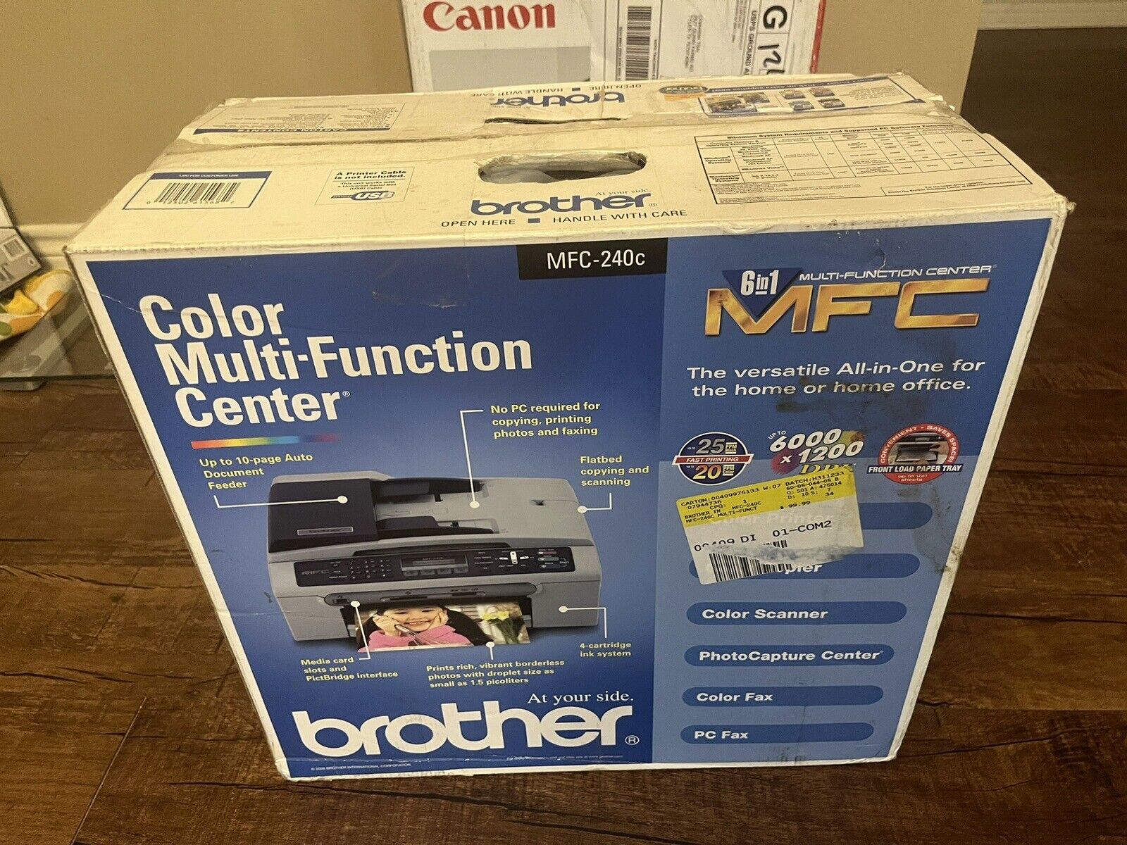 BROTHER MFC-240C Color Inkjet All-In-One PRINTER  New
