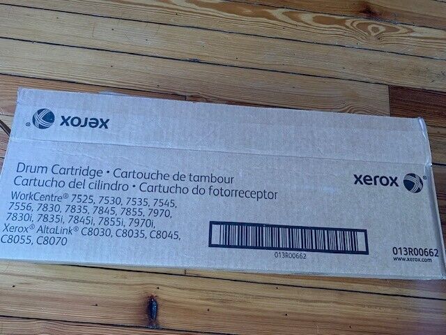 Xerox 013R00662 Drum OEM Genuine Open Box, Still Sealed in Original Packaging