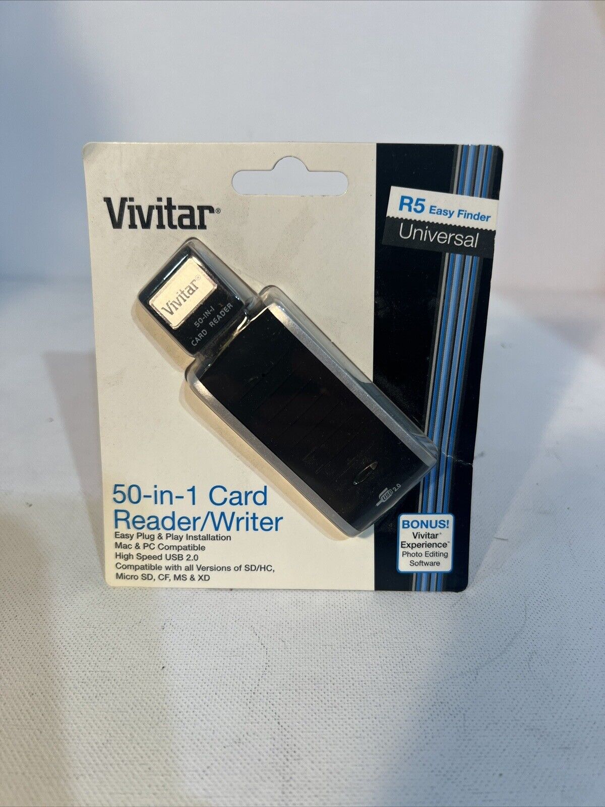 Vivitar Secure Digital Card SD Reader/Writer MAC & PC High Speed USB 2.0 New-6