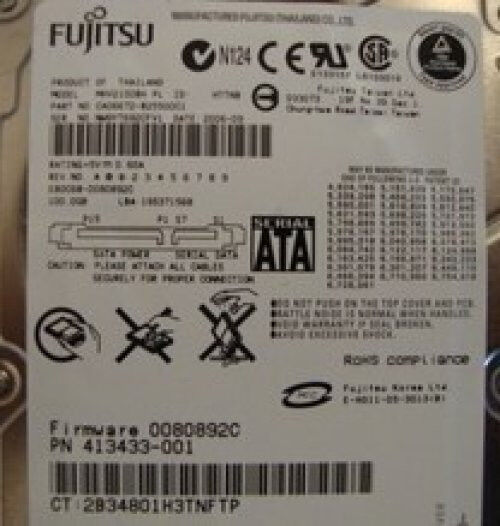 Fujitsu MHV2100BH PL CA06672-B25500C1 (0080892C) 100gb  2.5\