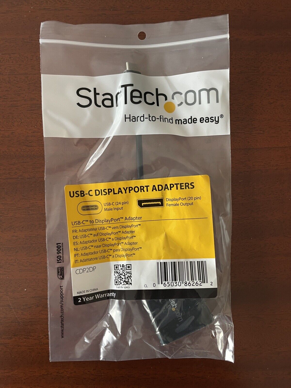 StarTech CDP2DP USB-C to DisplayPort Adapter