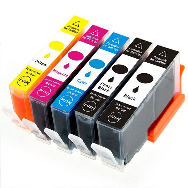 564 XL Ink Cartridges + chip for HP Photosmart C6380 7515 C6383 C6388 7510