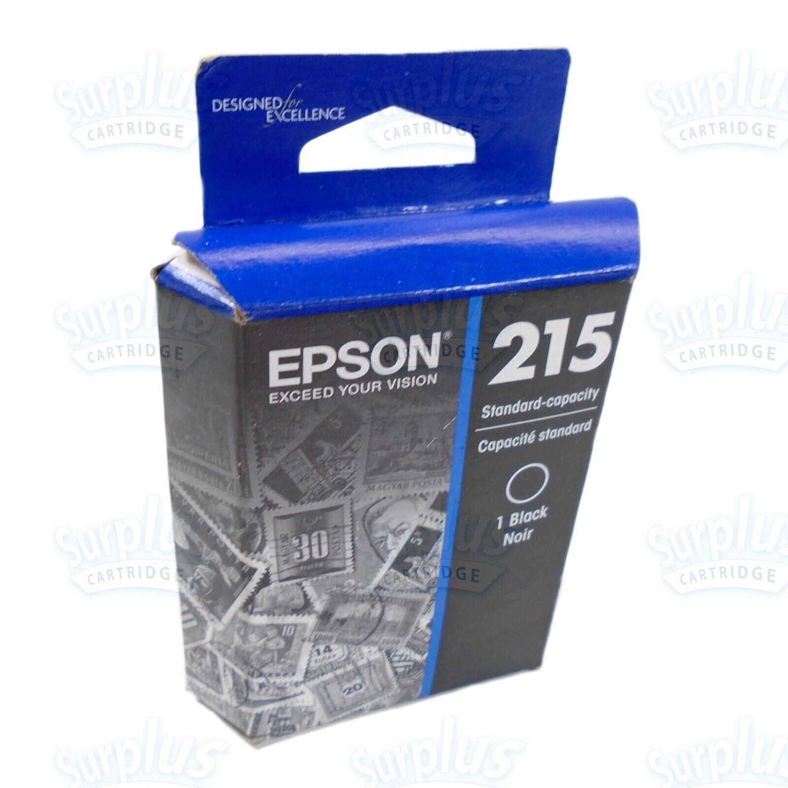 Genuine Epson 215 Black Ink Cartridge T215 T215120 WorkForce WF100 (NOT Initial)
