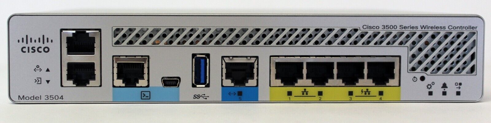 Cisco AIR-CT3504-K9 3504 Wireless 4-ports LAN WLAN Controller *NO Power Supply*