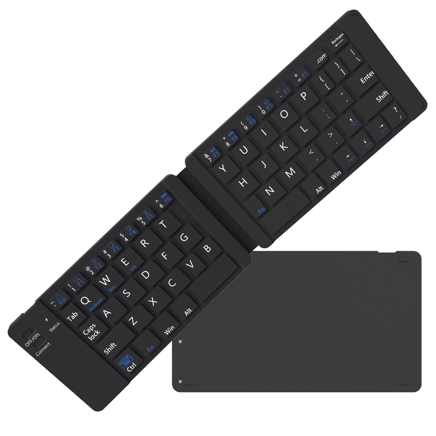 Foldable Bluetooth Keyboard/Optical 2.4Ghz Wireless Mouse For iPad Tablets Phone