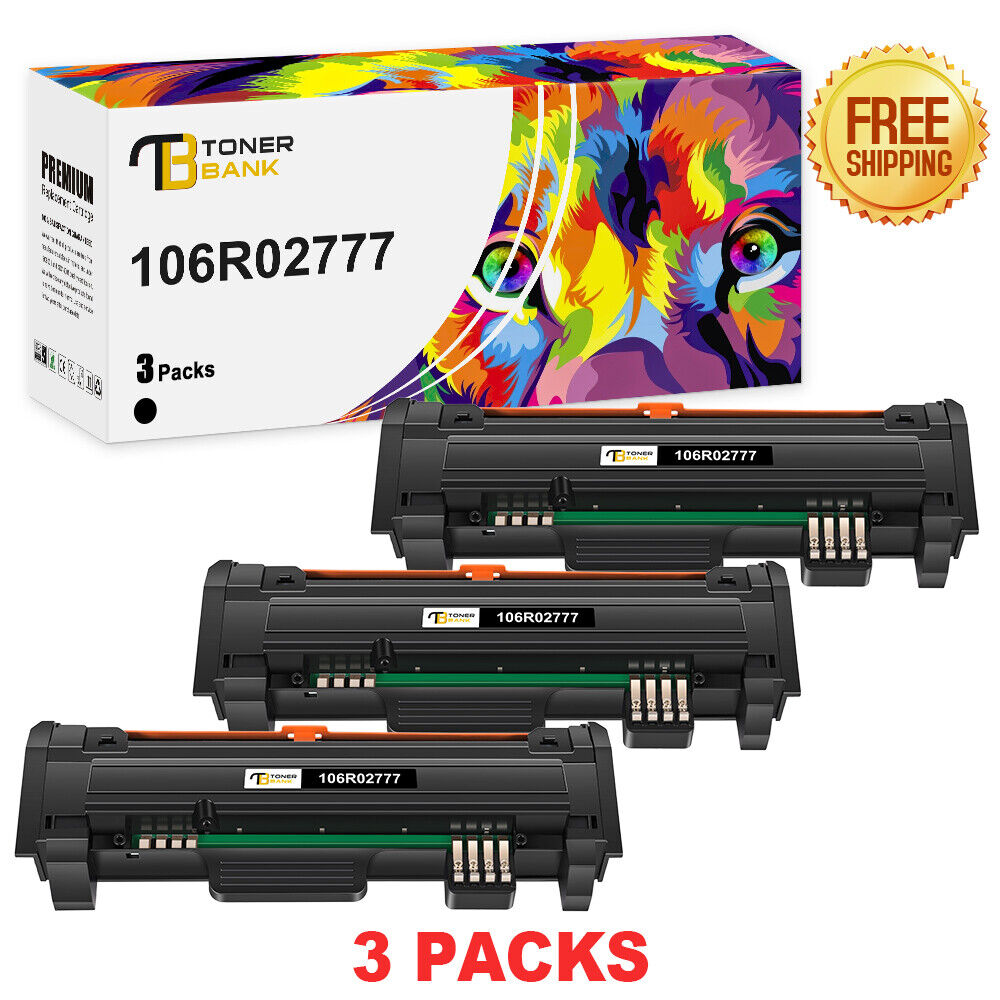 3PK High Yield Toner Cartridge for 106R02777 WorkCentre 3215 3225 Phaser 3260DNI